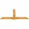 Ekena Millwork Eugene Rough Sawn Timber Gable Bracket, Western Red Cedar, 72"W x 36"H x 2"D x 6"F, 12/12 Pitch GBW072X36X0206EUG00RWR - alternate 4